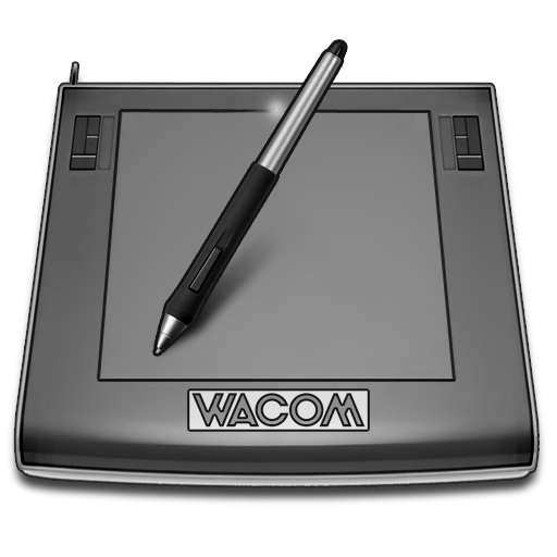 Grey Wacom Vector Look Icon 512x512 png